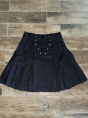 Utilikilt Mocker black kilt